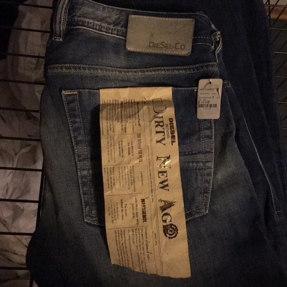 Diesel dirty new aged jeans new with tags 31x34 - Picture 1 of 5